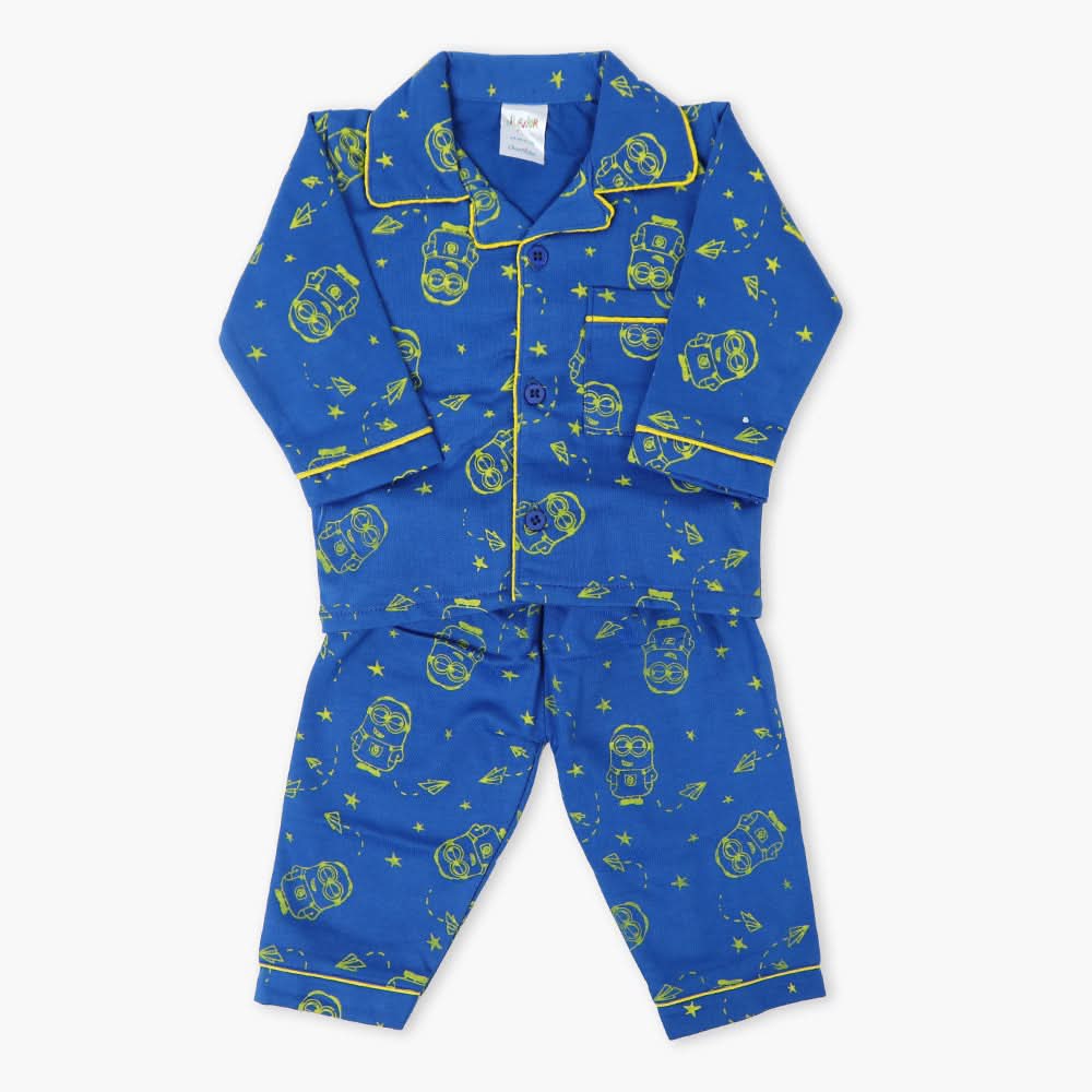 Newborn Boys Night Suit - Blue, Newborn Boys Sets & Suits, Chase Value, Chase Value