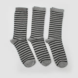 Men’s Colorful Socks 3Pcs - Grey, Men's Socks, Chase Value, Chase Value