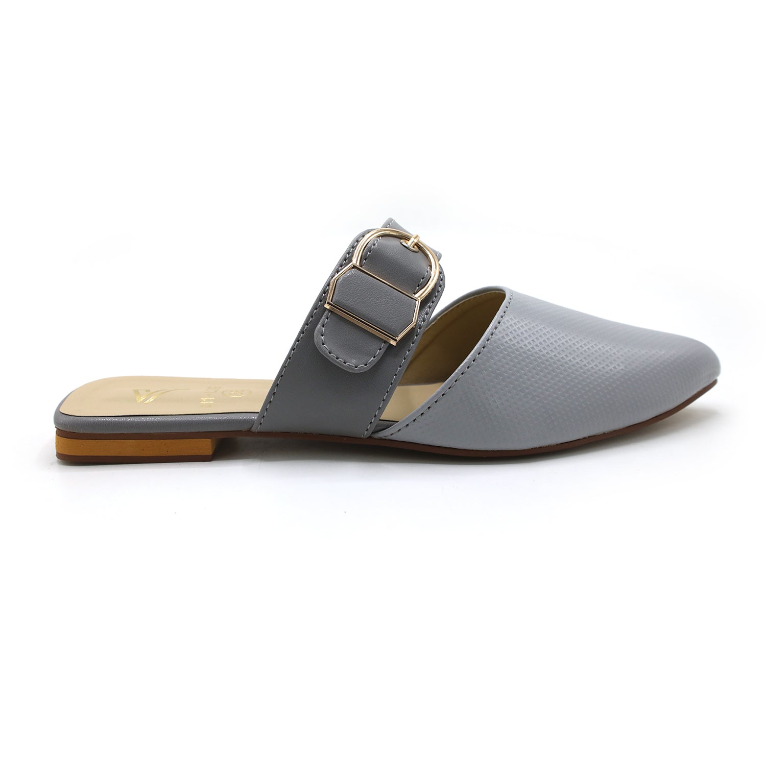 Women's Backless Pump - Grey, Women Backless Pumps, Chase Value, Chase Value