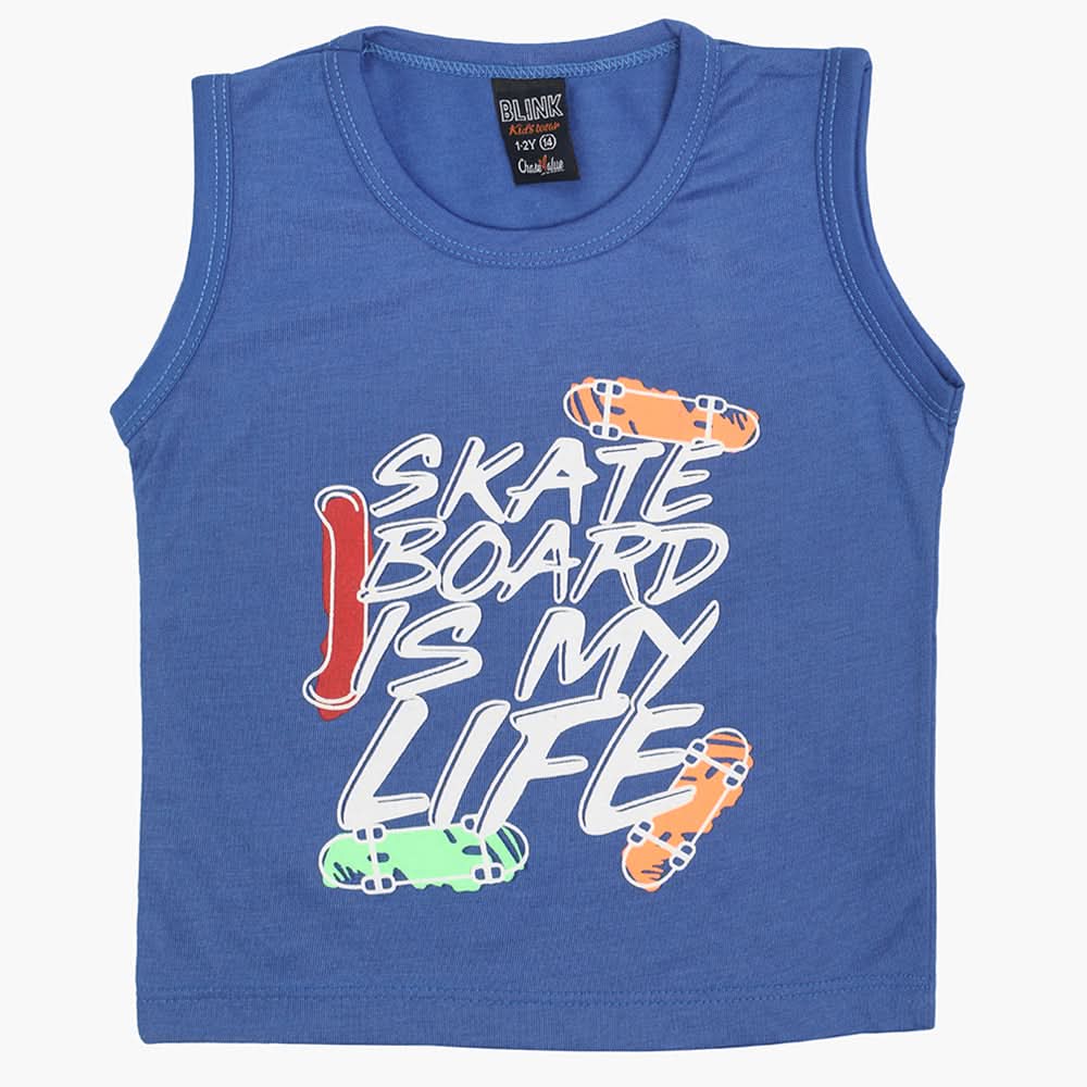 Boys Sando - Blue, Boys T-Shirts, Chase Value, Chase Value