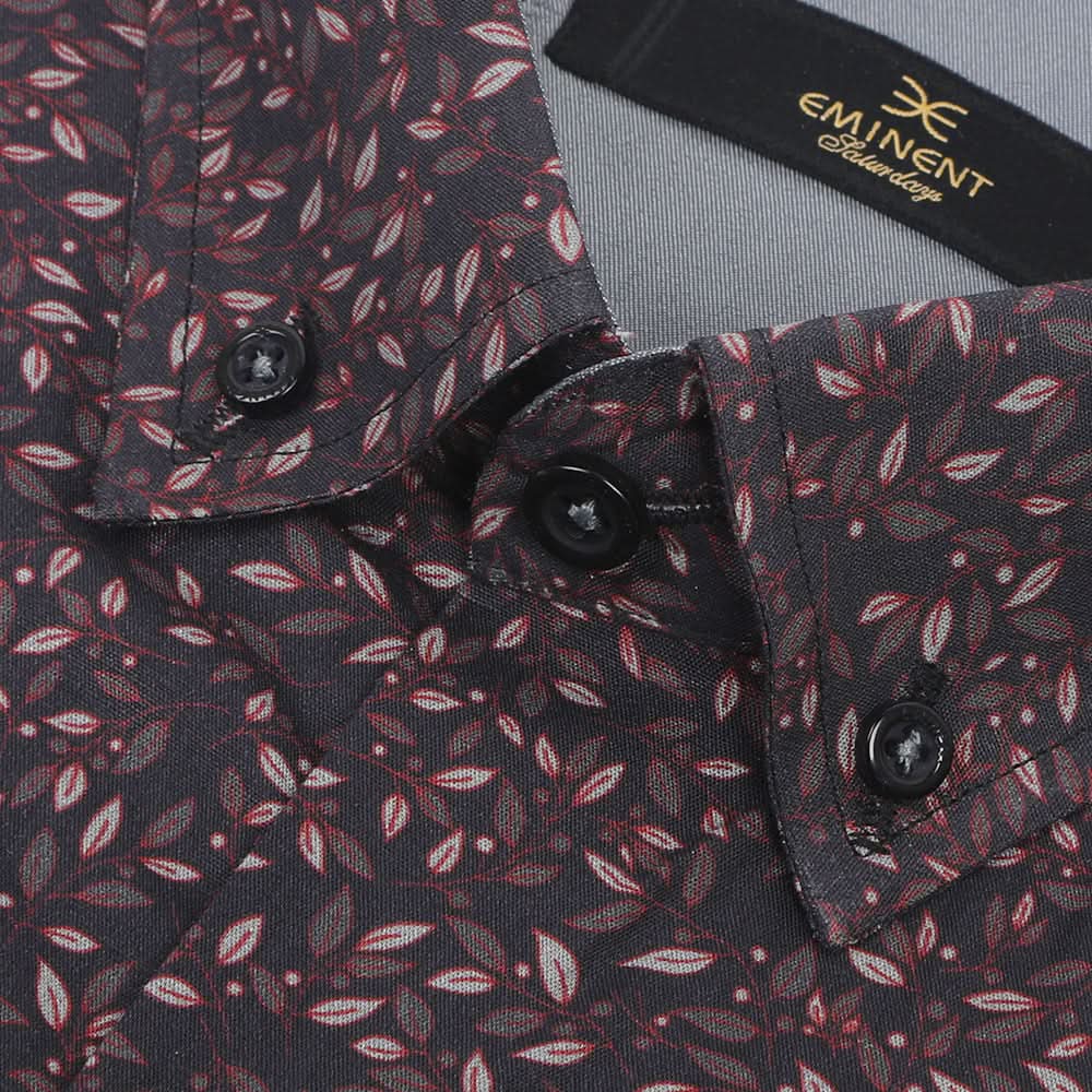 Eminent Men's Saturday Printed Shirt - Purple, Men's Shirts, Eminent, Chase Value