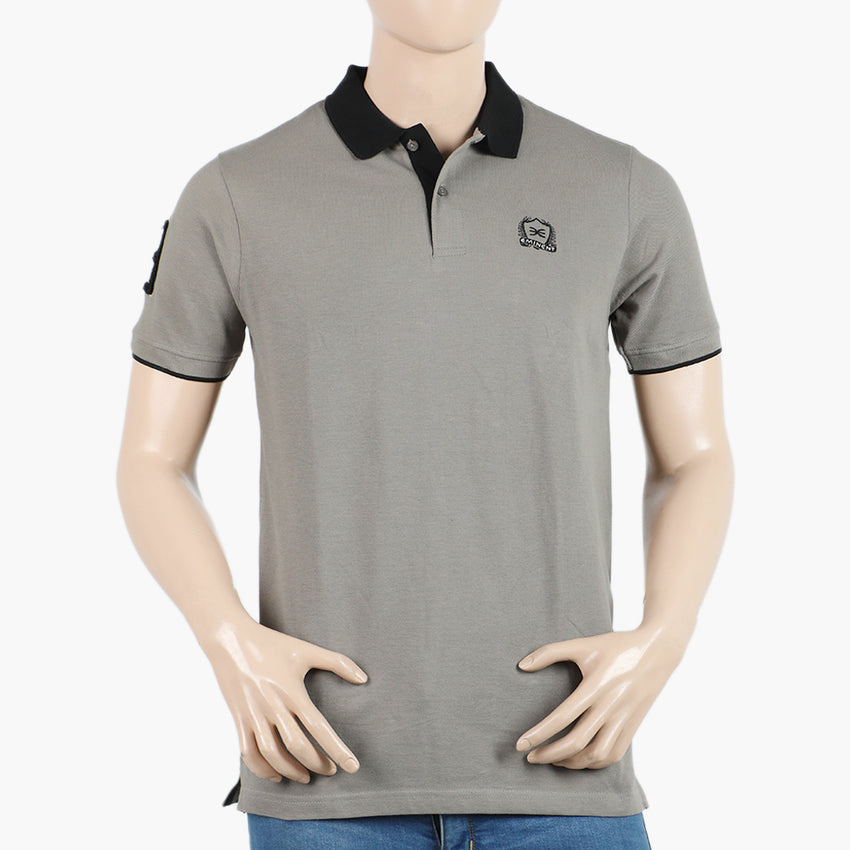 Eminent Men's Polo Half Sleeves T-Shirt - Charcoal