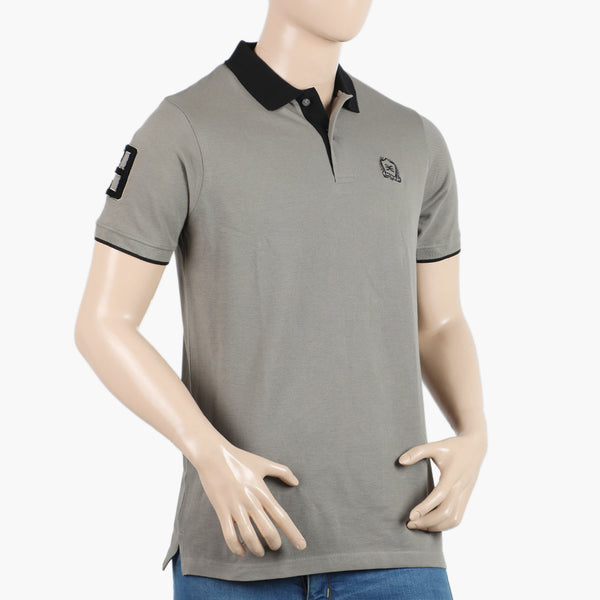 Eminent Men's Polo Half Sleeves T-Shirt - Charcoal