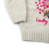 Newbron Girls Full Sleeves Sweater - Fawn, Newborn Girls Winterwear, Chase Value, Chase Value