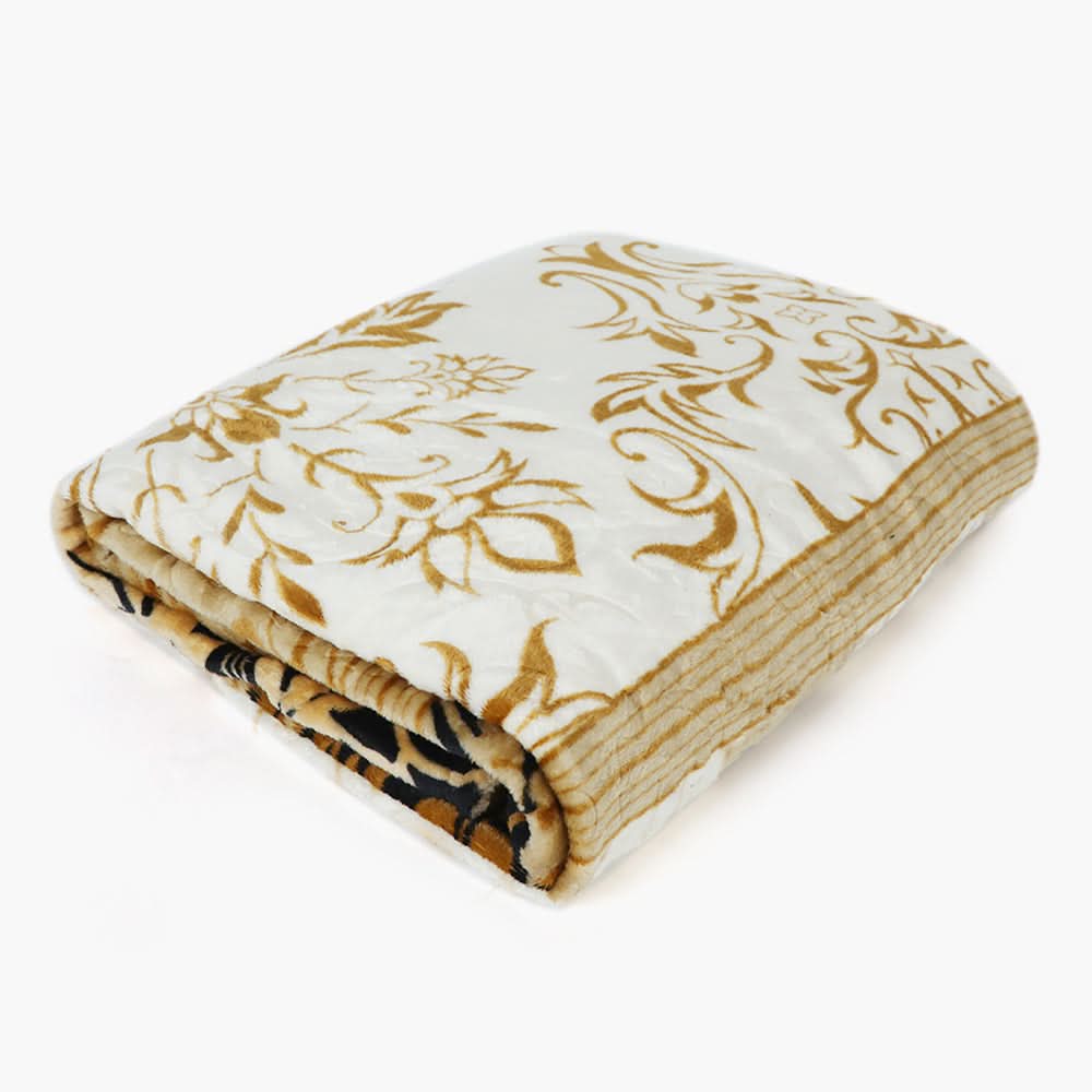 Double Bed Embossed Flannel Blanket - Multi, Blanket, Chase Value, Chase Value