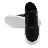 Men's Lace-Up Comfortable Lightweight Sneakers - Black, Men's Casual Shoes, Chase Value, Chase Value