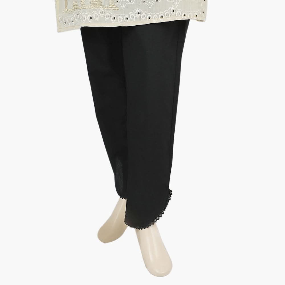 Women's Woven Trouser - Black, Women Pants & Tights, Chase Value, Chase Value