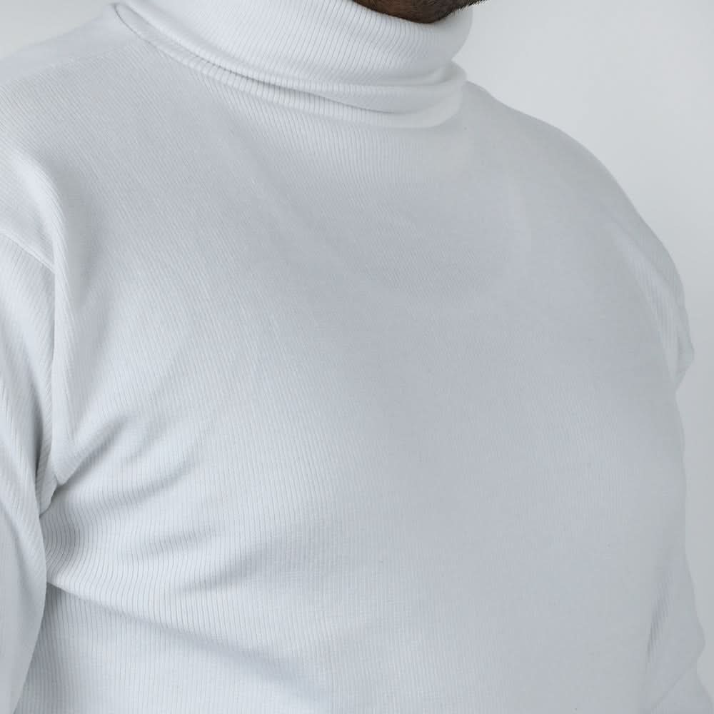 Men's High Neck - White, Men's Sweater & Sweat Shirts, Chase Value, Chase Value