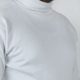 Men's High Neck - White, Men's Sweater & Sweat Shirts, Chase Value, Chase Value