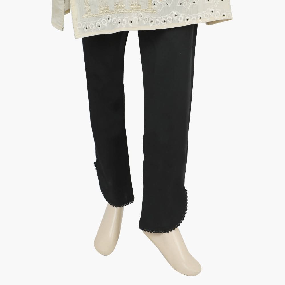 Women's Woven Trouser - Black, Women Pants & Tights, Chase Value, Chase Value