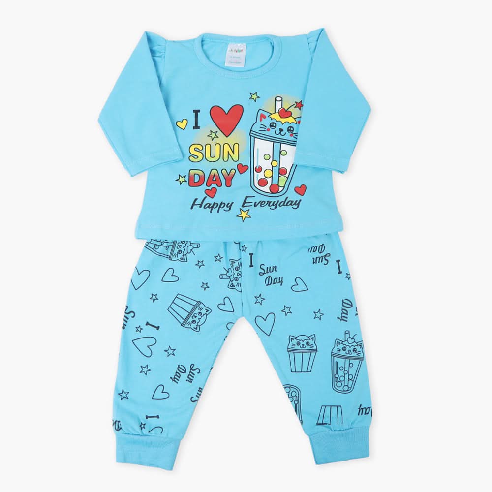 Newborn Girls Suit - Light Blue, Newborn Girls Sets & Suits, Chase Value, Chase Value