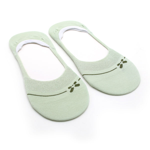 Women's 2Pc Loafer Socks - Green