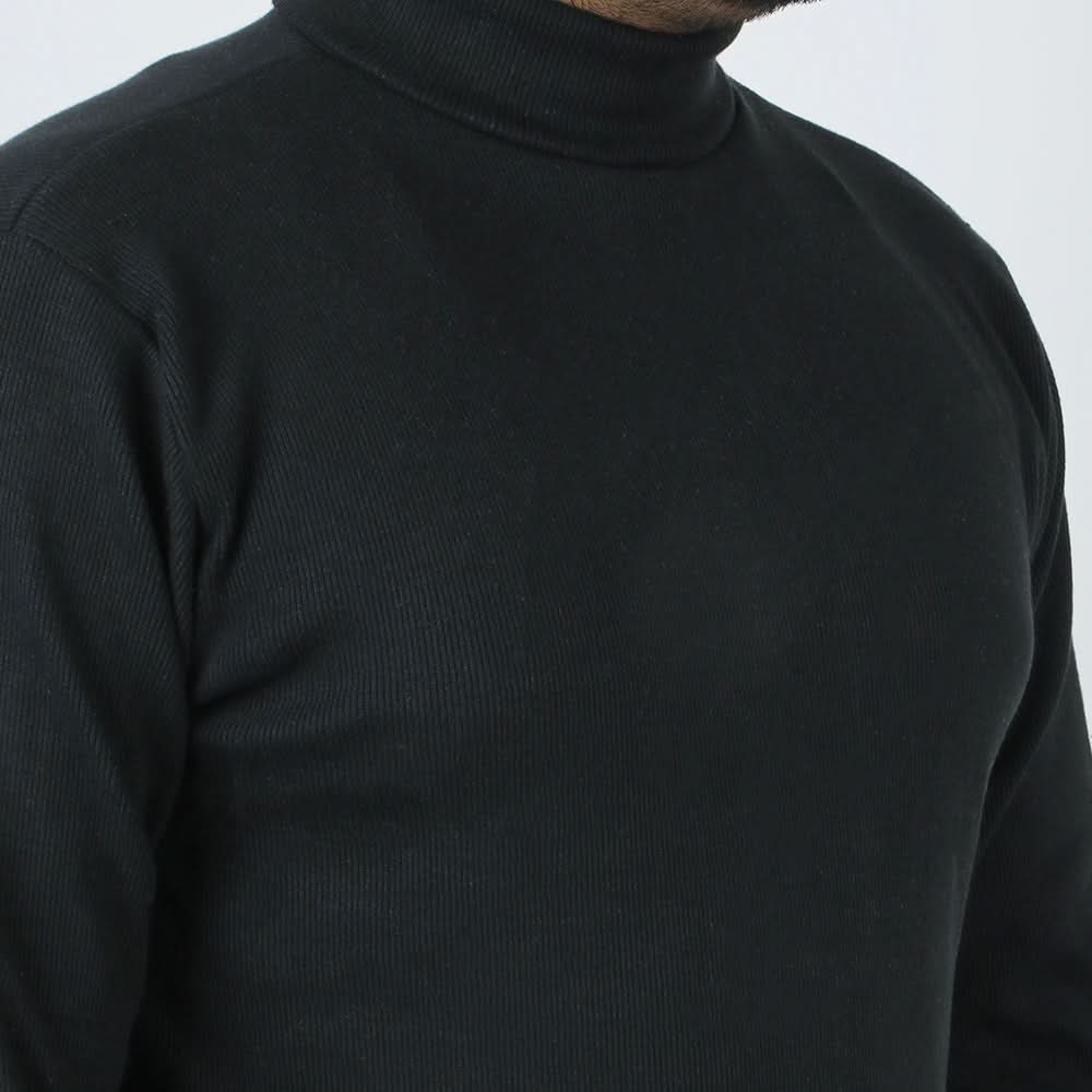 Men's High Neck - Black, Men's Sweater & Sweat Shirts, Chase Value, Chase Value