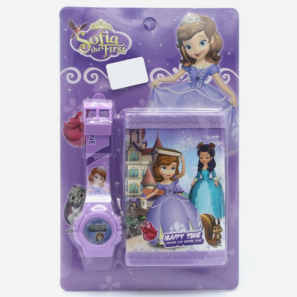 Kids Watch With Wallet - Light Purple, Boys Watches, Chase Value, Chase Value
