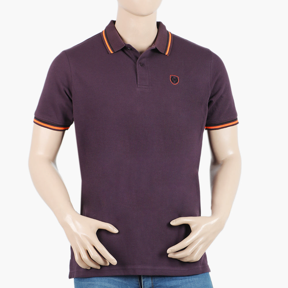 Eminent Men's Polo Half Sleeves T-Shirt - Plum, Men's T-Shirts & Polos, Eminent, Chase Value