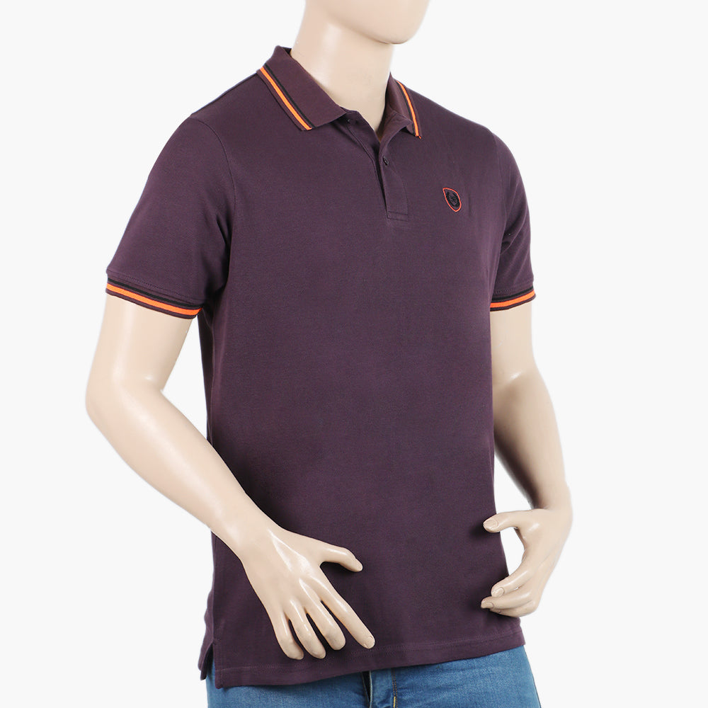 Eminent Men's Polo Half Sleeves T-Shirt - Plum, Men's T-Shirts & Polos, Eminent, Chase Value