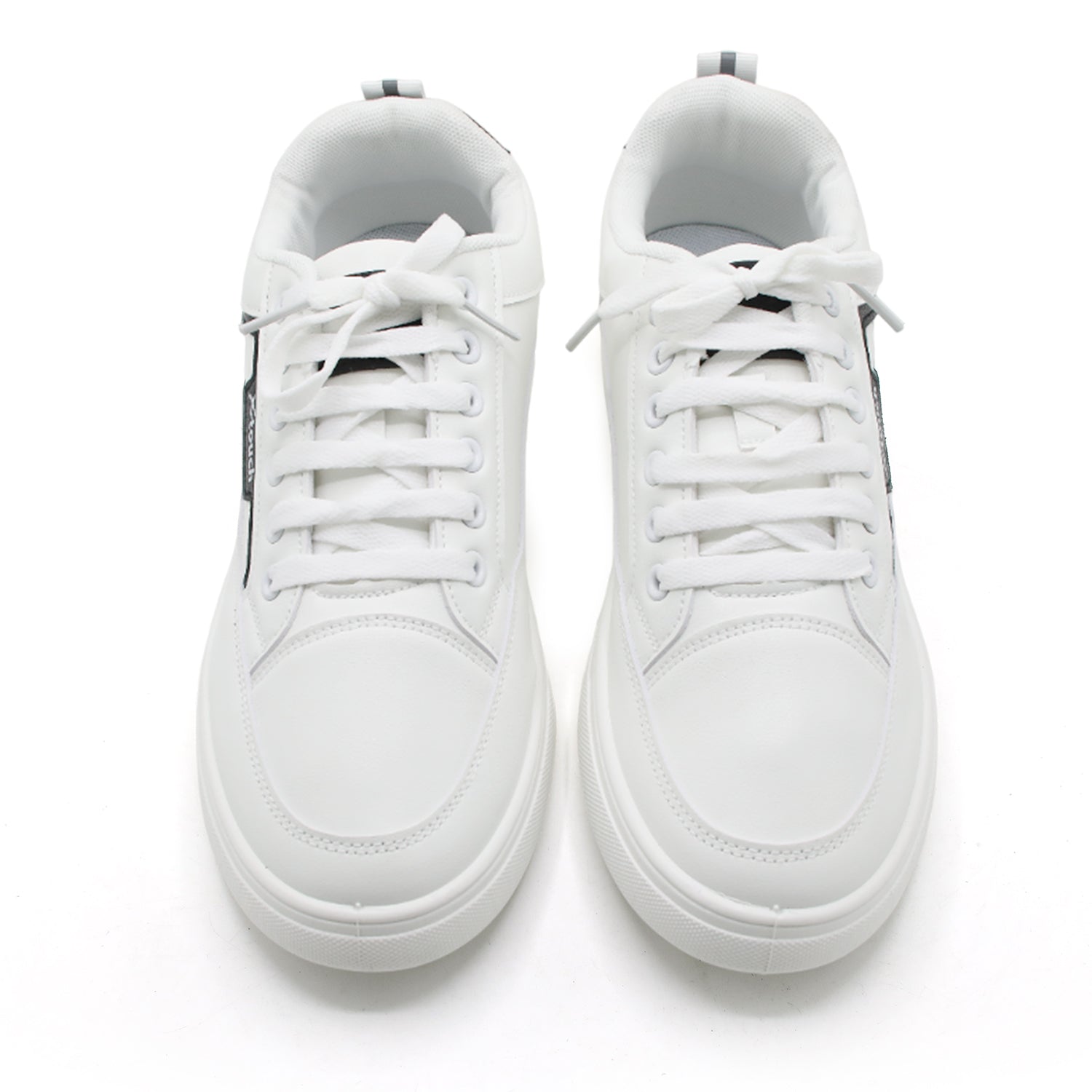 Men's Lace-Up Comfortable Lightweight Sneakers - White, Men's Casual Shoes, Chase Value, Chase Value