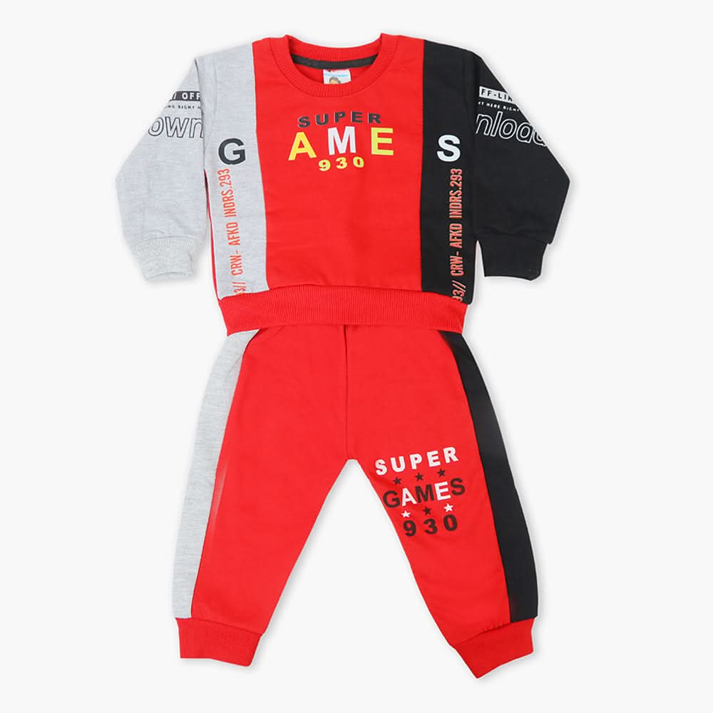 Newborn Boys 2Pcs Suit - Red, Newborn Boys Sets & Suits, Chase Value, Chase Value