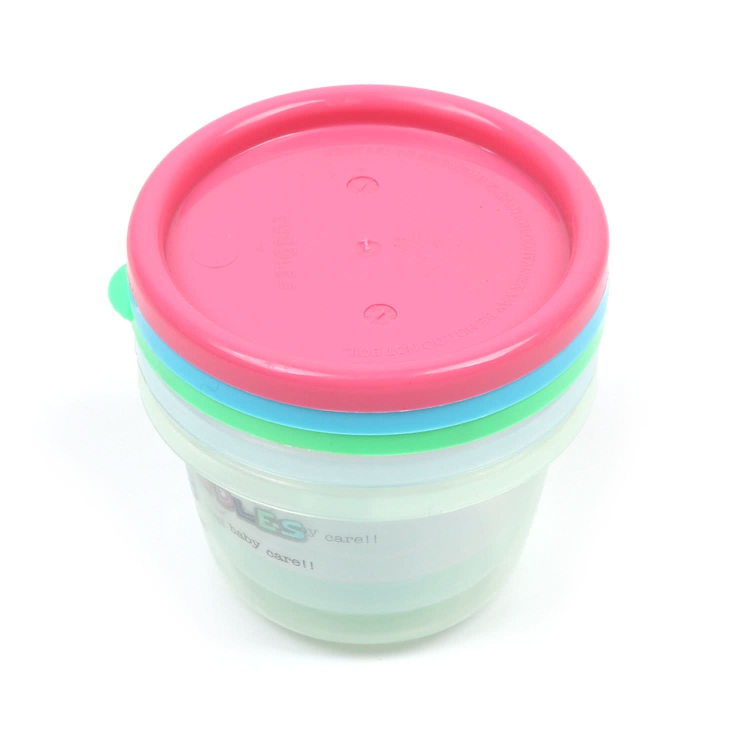 Safe Storage Cups Small Pack Of 3 - Multi Color, Storage Boxes, Chase Value, Chase Value