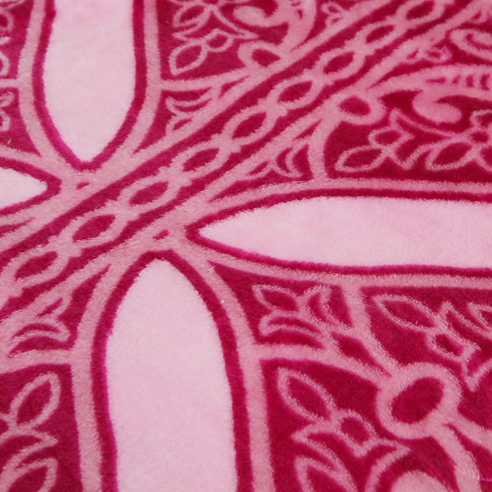 Double Bed Embossed Flannel Blanket - Multi, Blanket, Chase Value, Chase Value