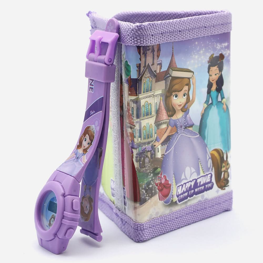 Kids Watch With Wallet - Light Purple, Boys Watches, Chase Value, Chase Value
