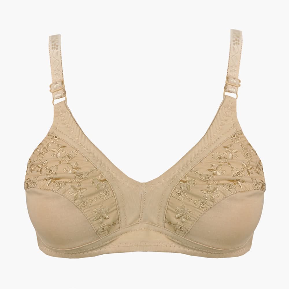 Women's Cotton Half Chicken Bra - Skin, Women Bras, Chase Value, Chase Value