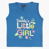 Girls Sando T-Shirt - Blue, Girls T-Shirts, Chase Value, Chase Value