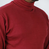 Men's High Neck - Maroon, Men's Sweater & Sweat Shirts, Chase Value, Chase Value
