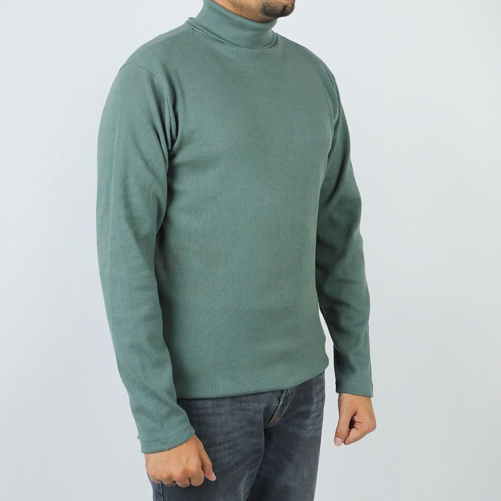 Men's High Neck - Steel Green, Men's Sweater & Sweat Shirts, Chase Value, Chase Value