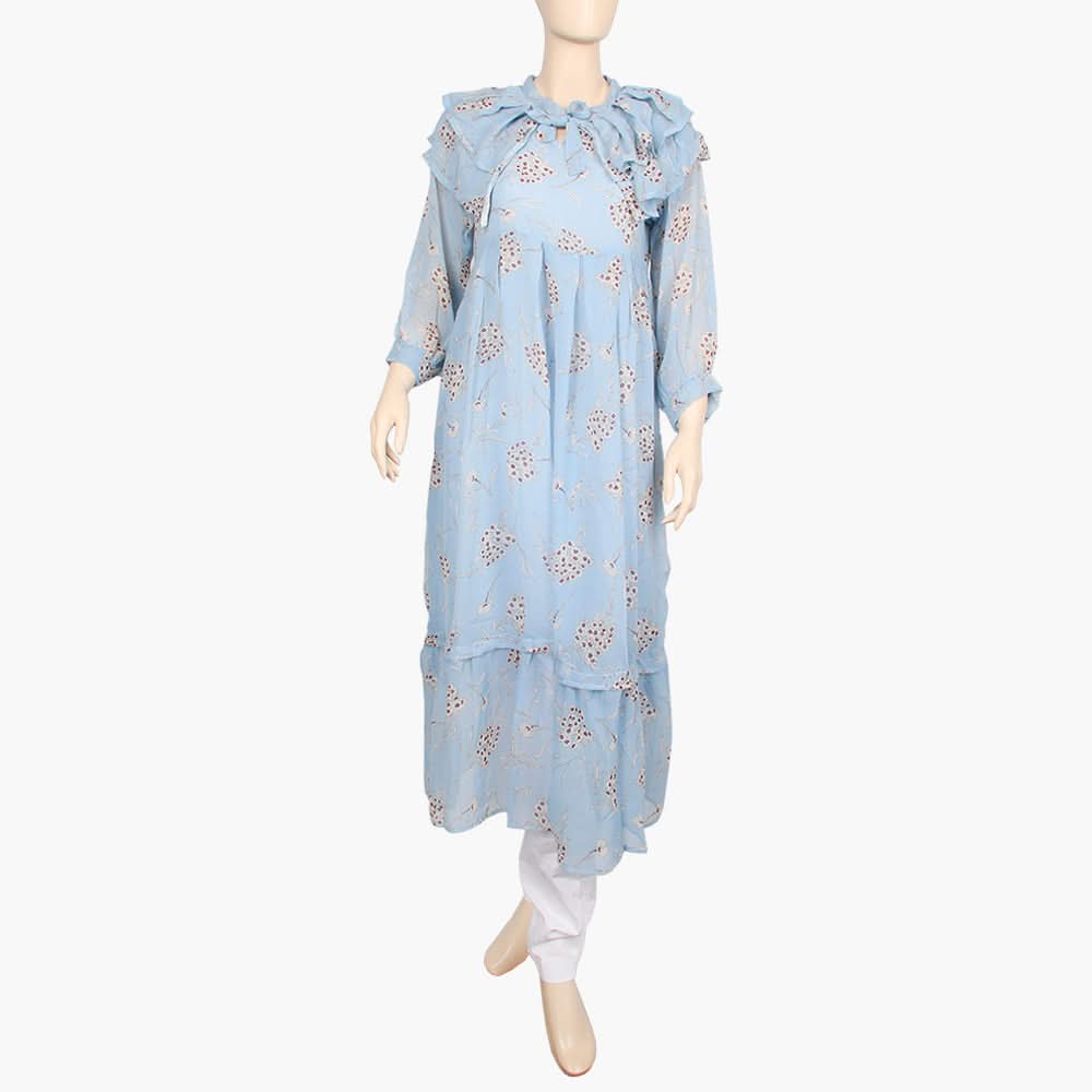 Women's Long Maxi - Light Blue, Women T-Shirts & Tops, Chase Value, Chase Value