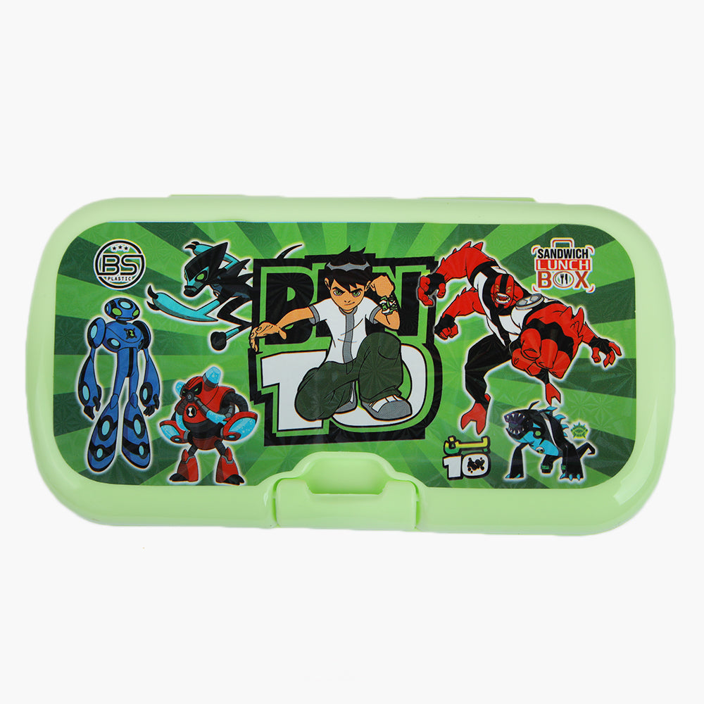 Sandwich Lunch Box - Green, Tiffin Boxes & Bottles, Chase Value, Chase Value