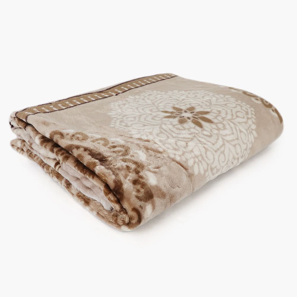 Single Bed Embossed Flannel Blanket - Multi, Blanket, Chase Value, Chase Value