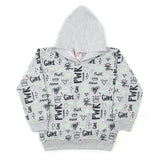 Girls Full Sleeves Hoodie T-Shirt - Grey, Girls Hoodies & Sweat Shirts, Chase Value, Chase Value