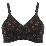 Women's Cotton Printed Bra - Black, Women Bras, Chase Value, Chase Value