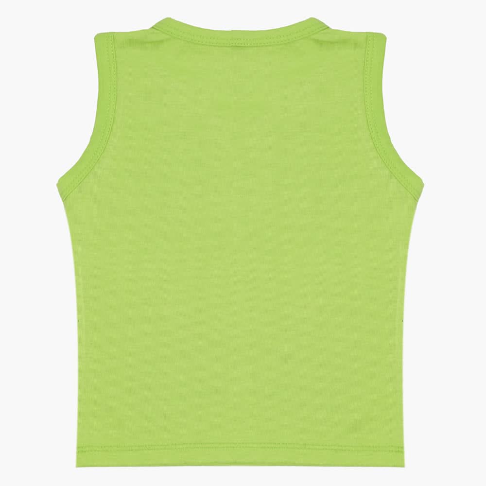 Girls Sando T-Shirt - Green, Girls T-Shirts, Chase Value, Chase Value