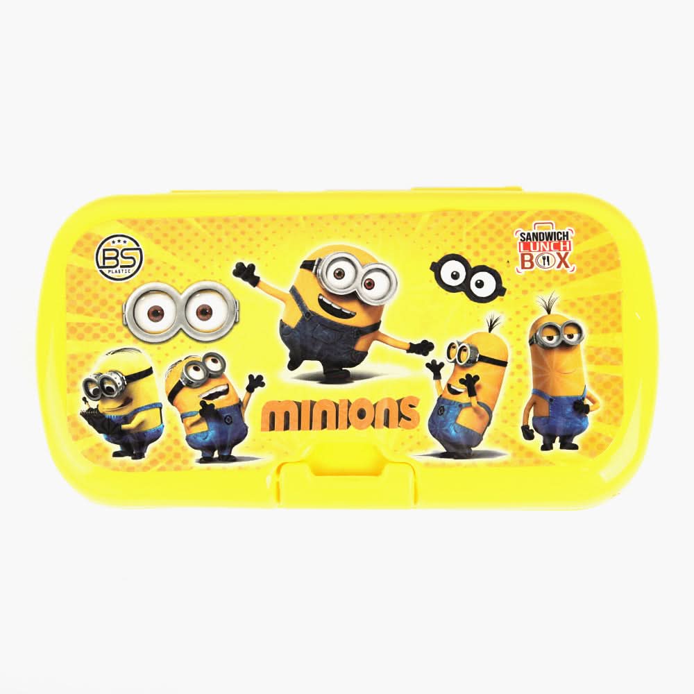 Sandwich Lunch Box - Yellow, Tiffin Boxes & Bottles, Chase Value, Chase Value