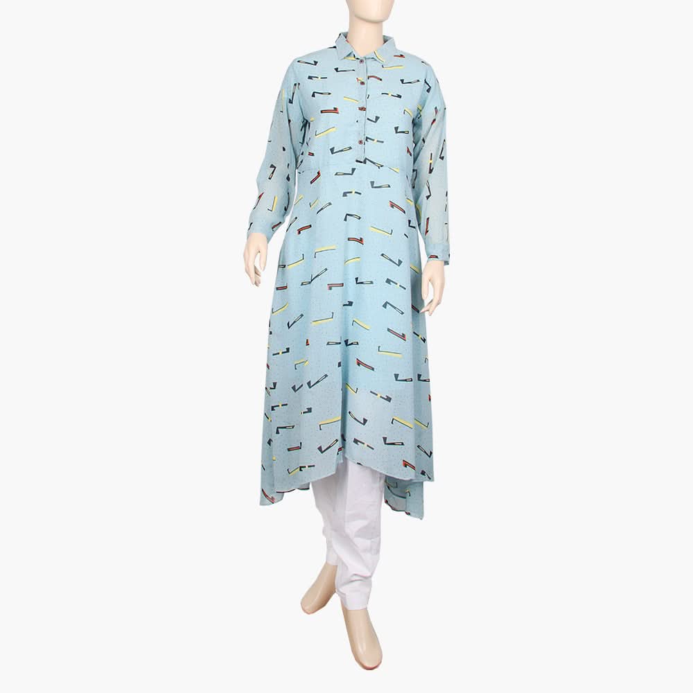 Women's Long Maxi - Sky Blue, Women T-Shirts & Tops, Chase Value, Chase Value