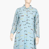 Women's Long Maxi - Sky Blue, Women T-Shirts & Tops, Chase Value, Chase Value