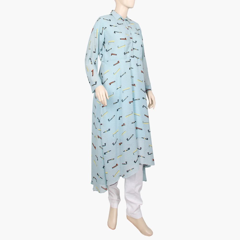 Women's Long Maxi - Sky Blue, Women T-Shirts & Tops, Chase Value, Chase Value