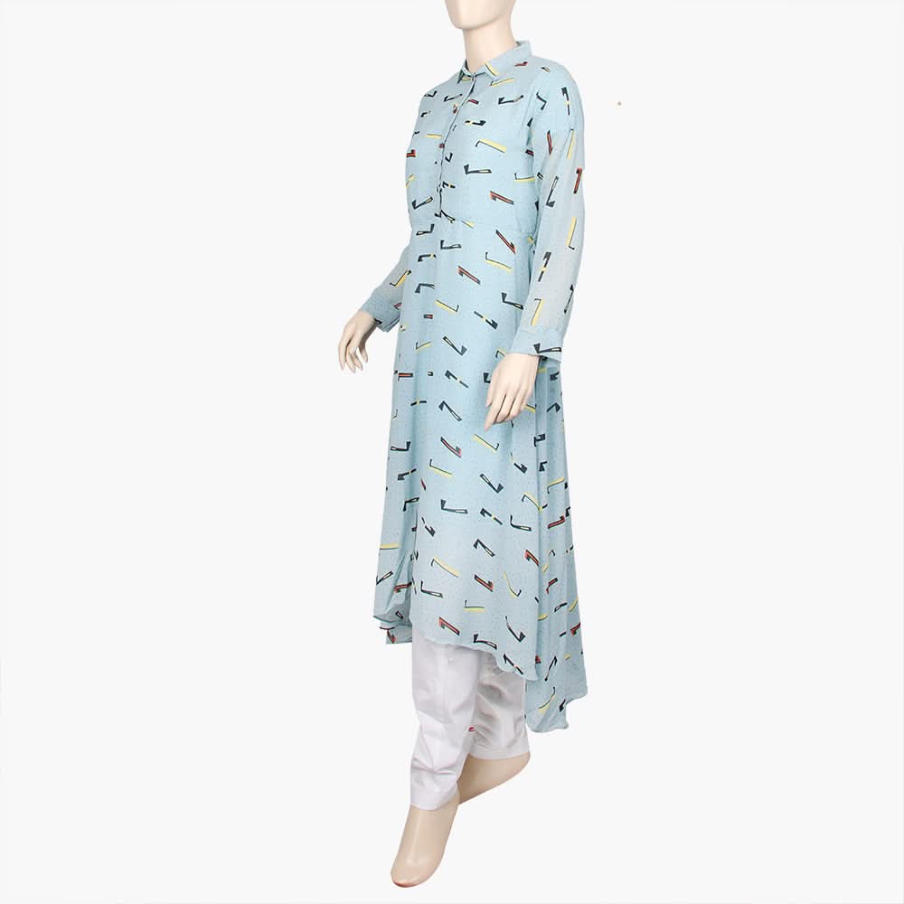 Women's Long Maxi - Sky Blue, Women T-Shirts & Tops, Chase Value, Chase Value