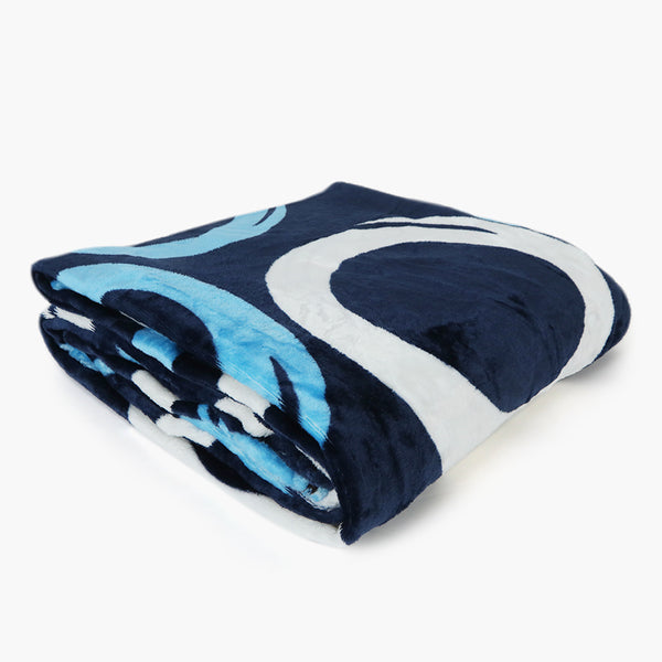 Single Bed Embossed Flannel Blanket - Multi