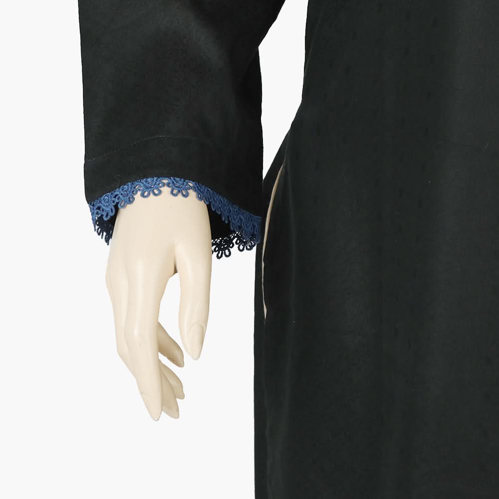 Women's Stitched Kurti - Black, Women Ready Kurtis, Chase Value, Chase Value