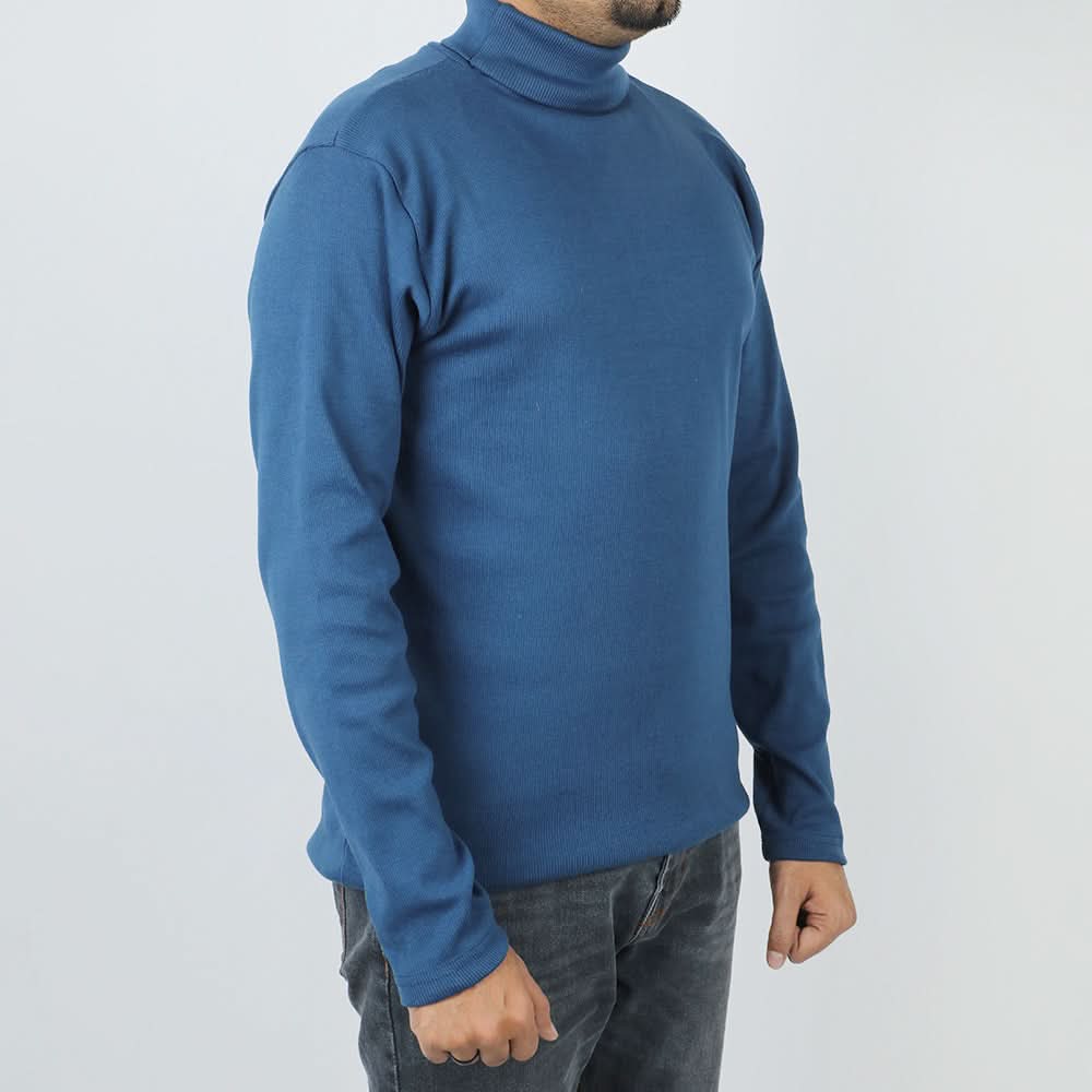 Men's High Neck - Blue, Men's Sweater & Sweat Shirts, Chase Value, Chase Value