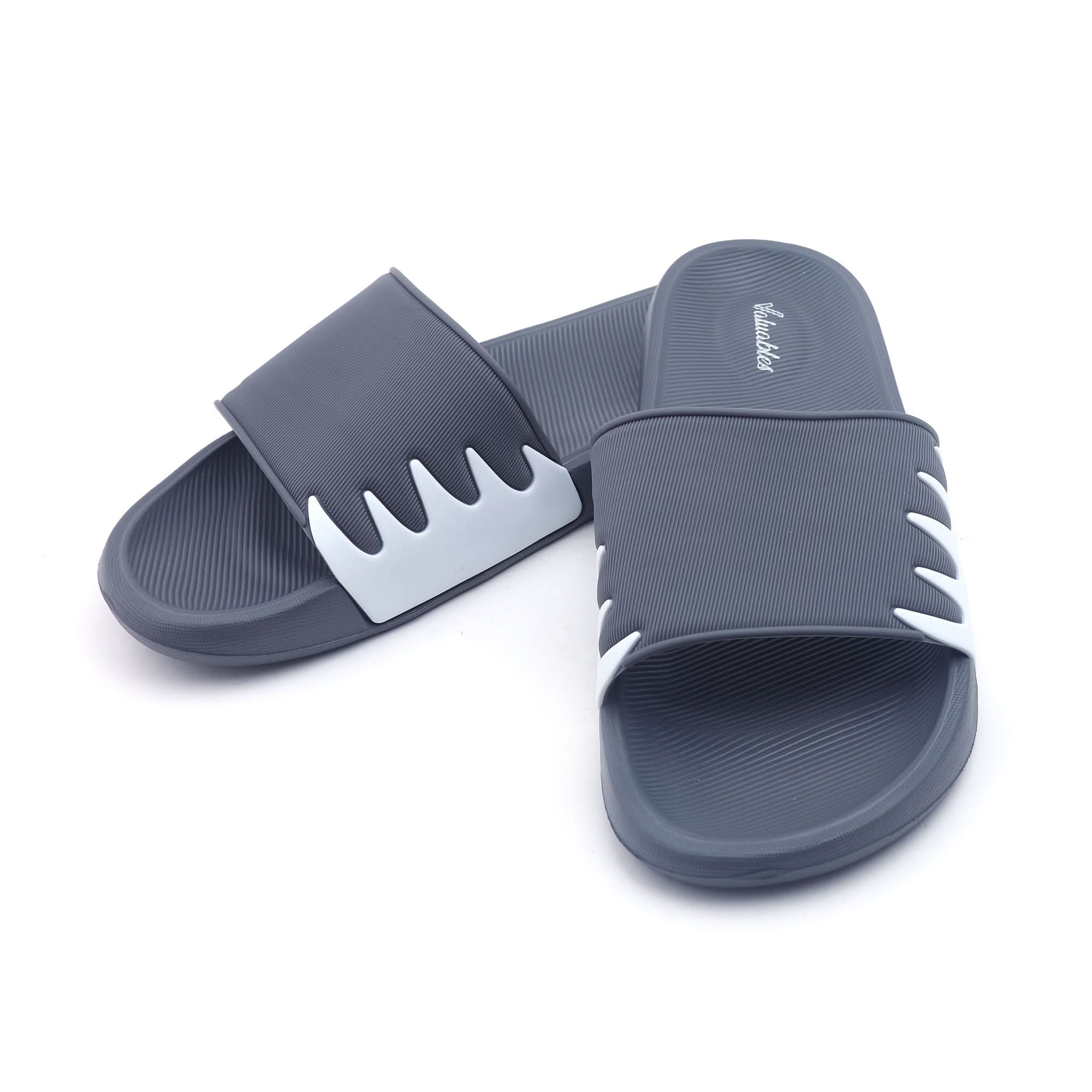 Valuable Open-toe Men's Slider - Grey, Men's Slippers, Chase Value, Chase Value