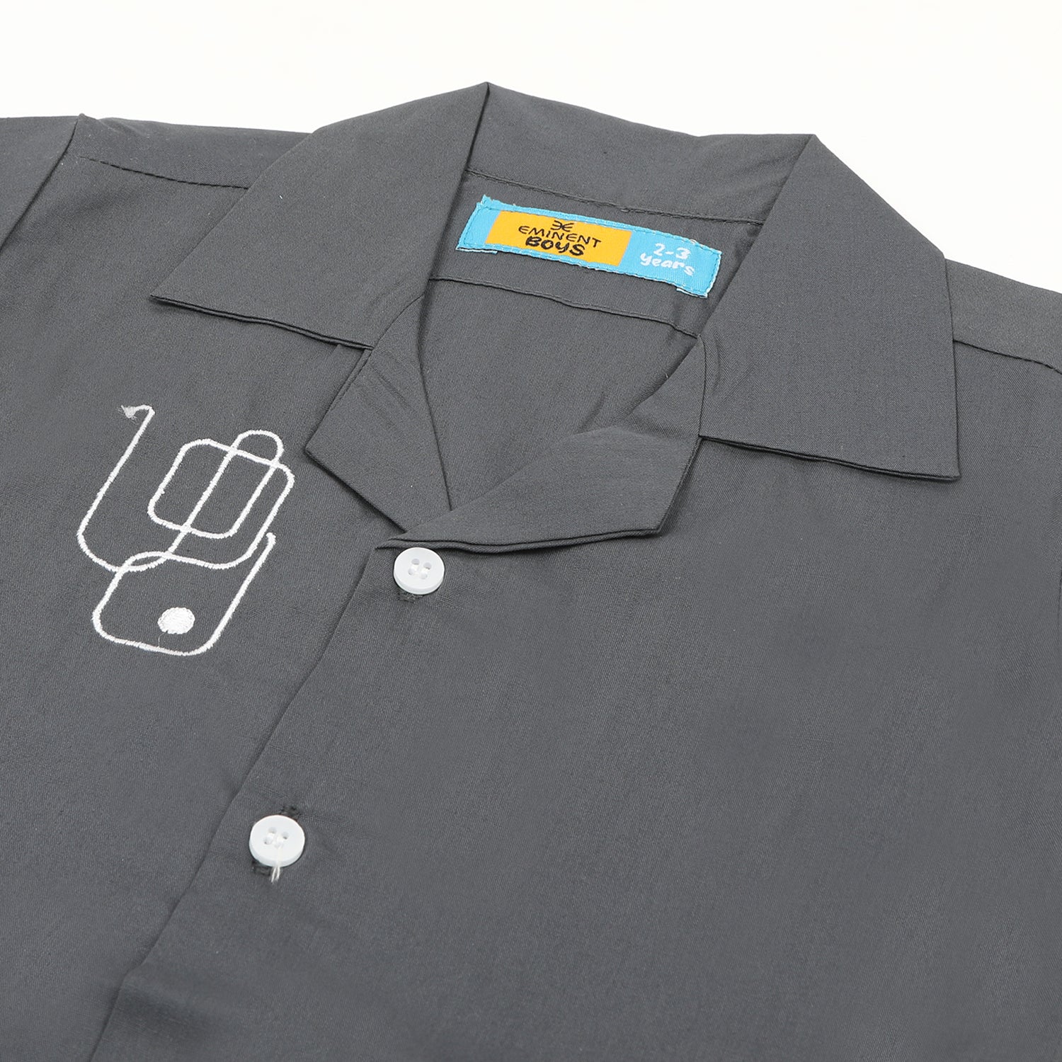 Eminent Boys Half Sleeves Causal Shirt - Dark Grey, Boys Shirts, Eminent, Chase Value