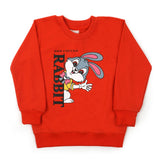 Girls Full Sleeves Sweat Shirt - Orange, Girls Hoodies & Sweat Shirts, Chase Value, Chase Value