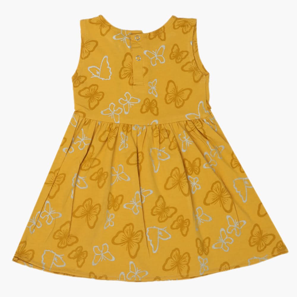 Girls Frock - Mustard, Girls Frocks, Chase Value, Chase Value