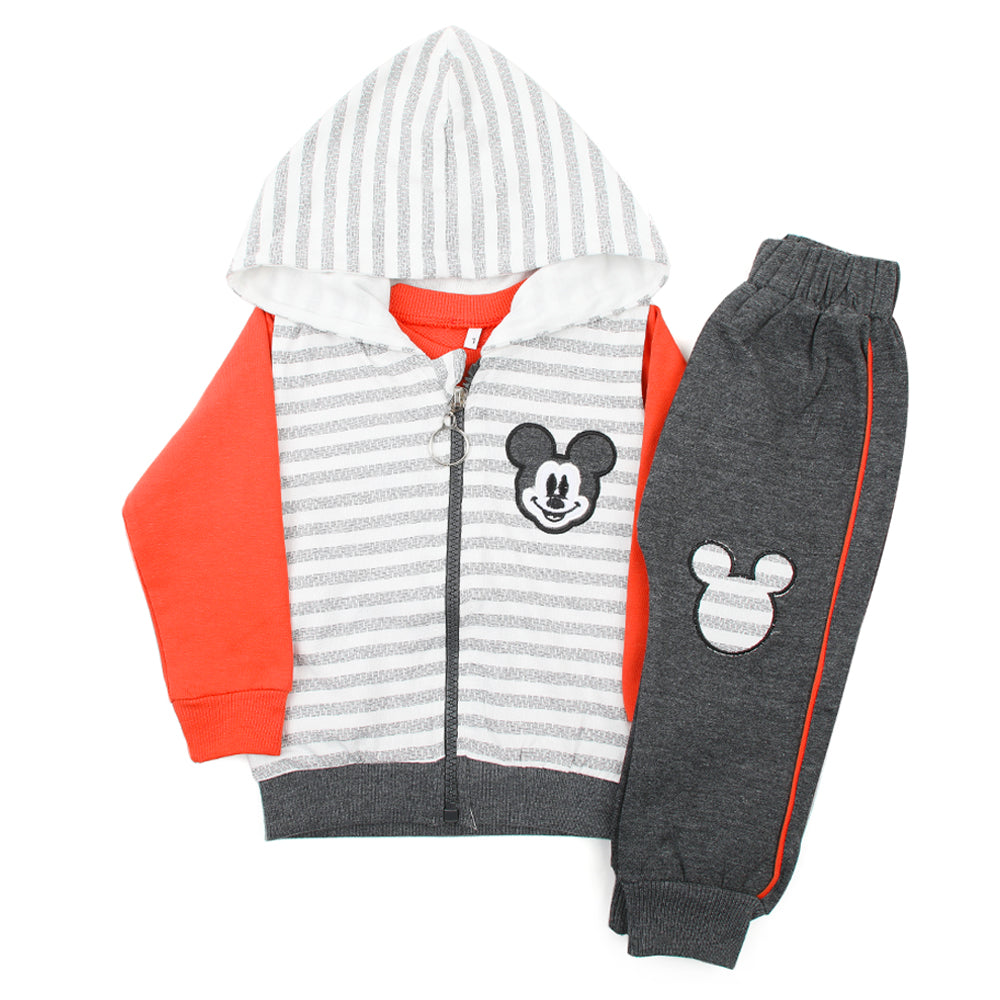 Newborn Girls Full Sleeves Suit - Orange, Newborn Girls Sets & Suits, Chase Value, Chase Value