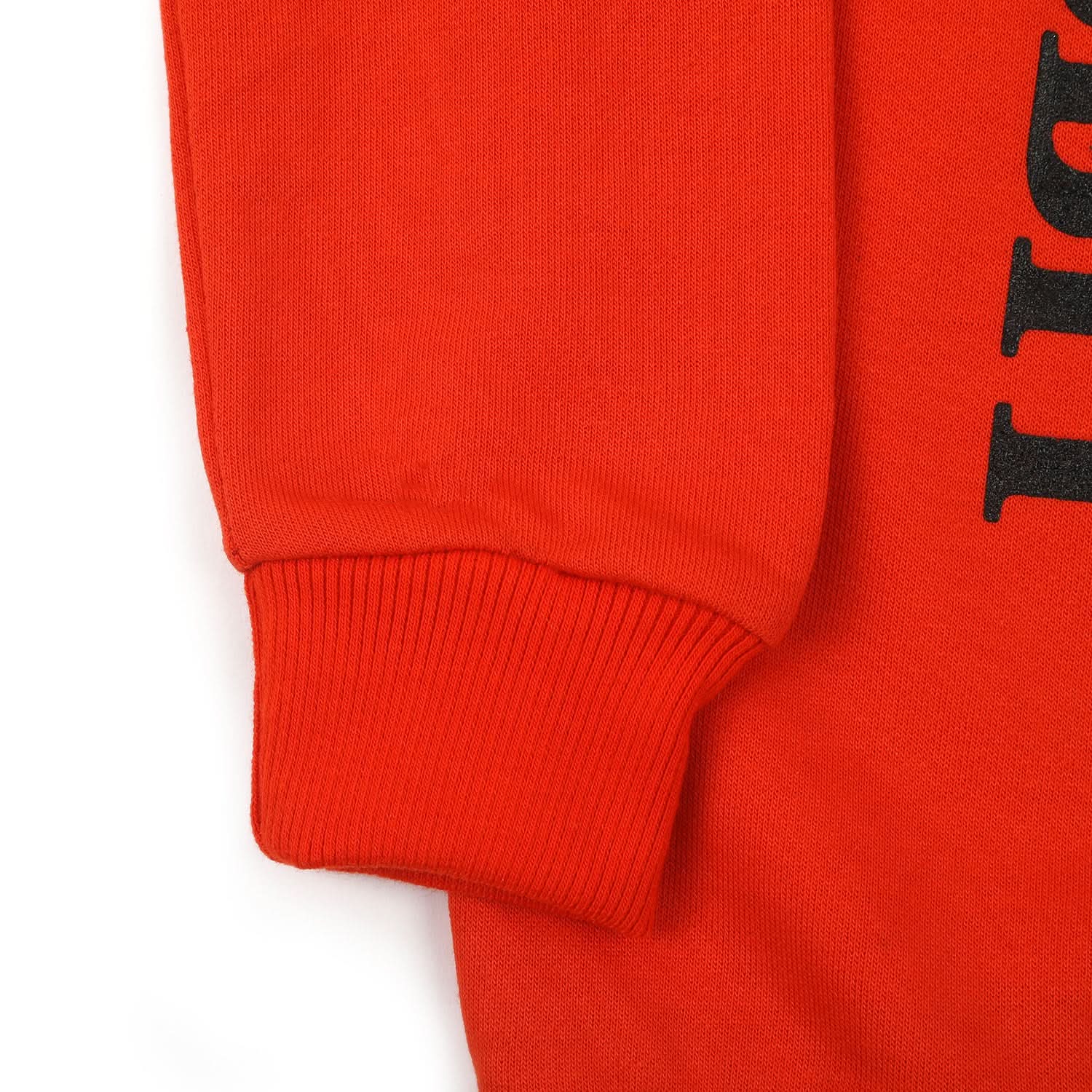 Girls Full Sleeves Sweat Shirt - Orange, Girls Hoodies & Sweat Shirts, Chase Value, Chase Value
