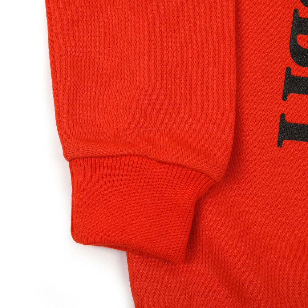 Girls Full Sleeves Sweat Shirt - Orange, Girls Hoodies & Sweat Shirts, Chase Value, Chase Value